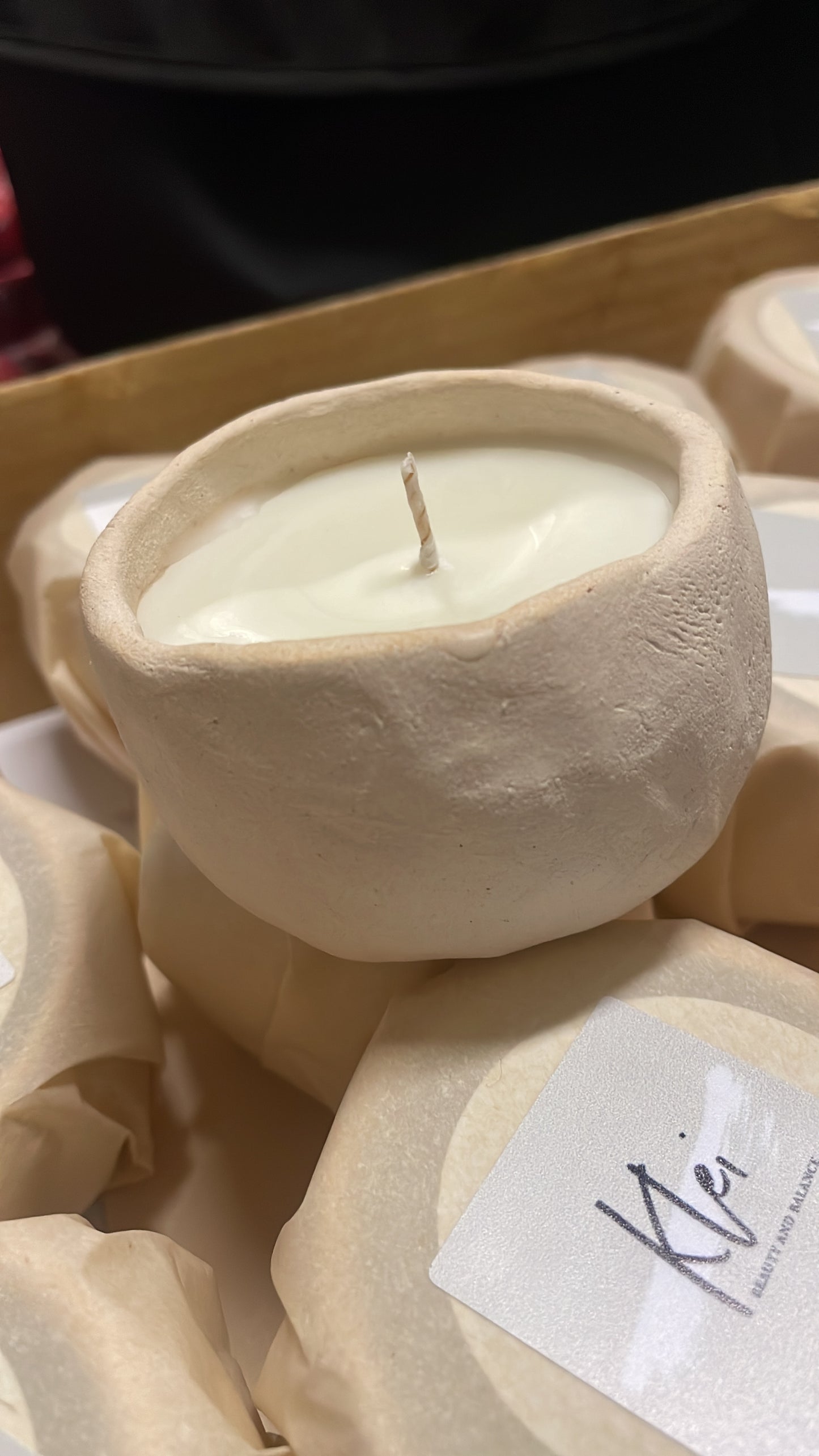 Raw Clay Pinch Pot