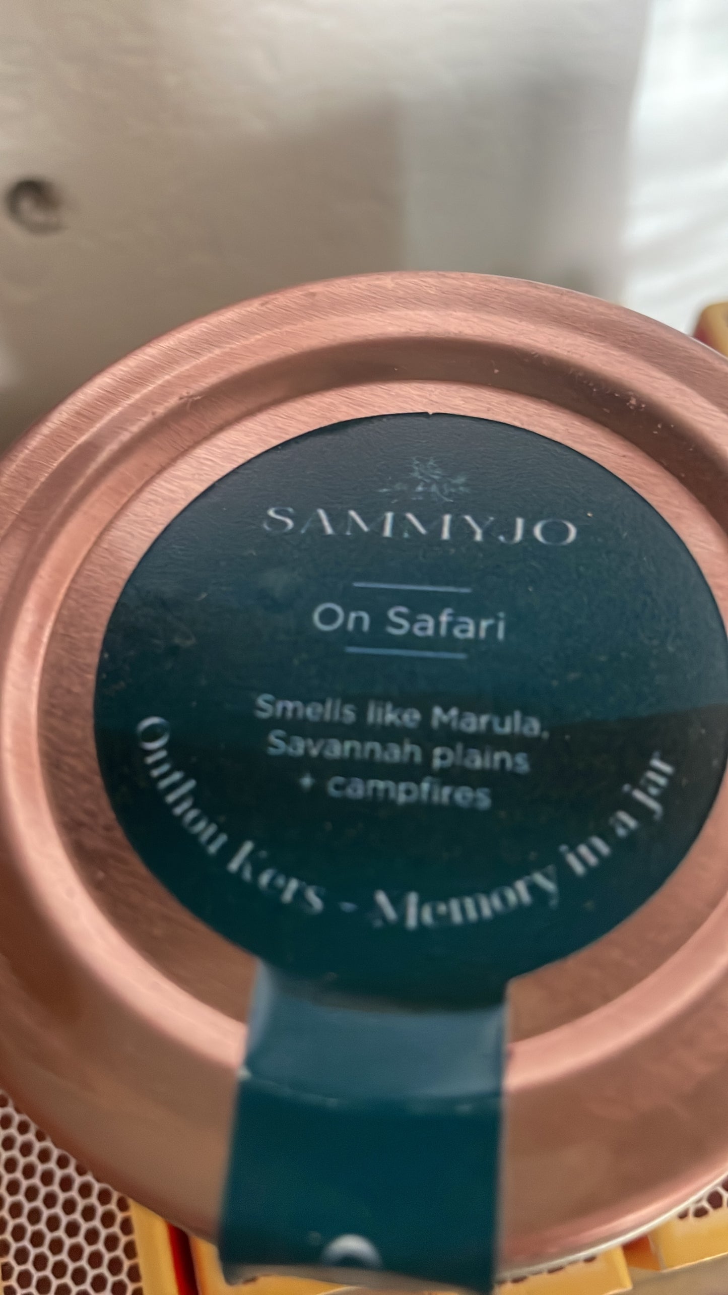 On Safari Candle in a jar