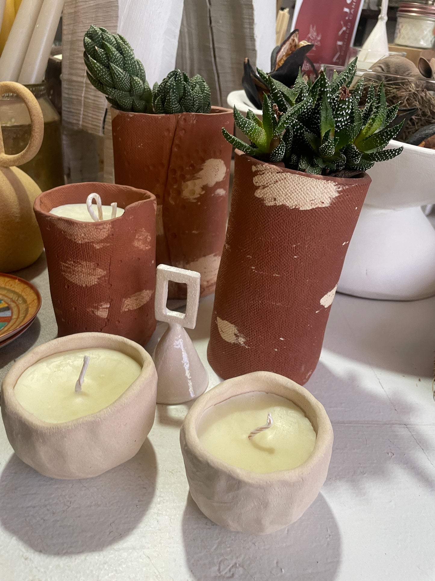 Raw Clay Pinch Pot