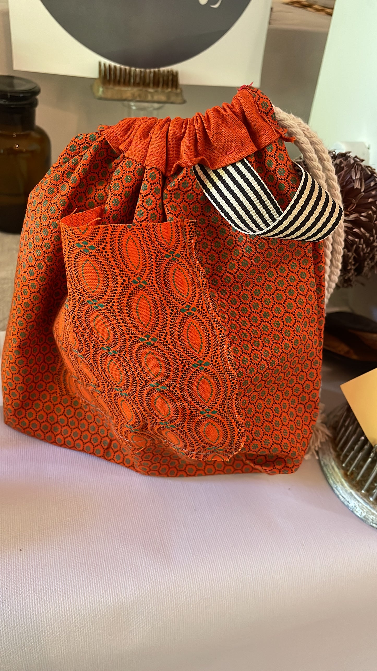 Linen Azuma bag