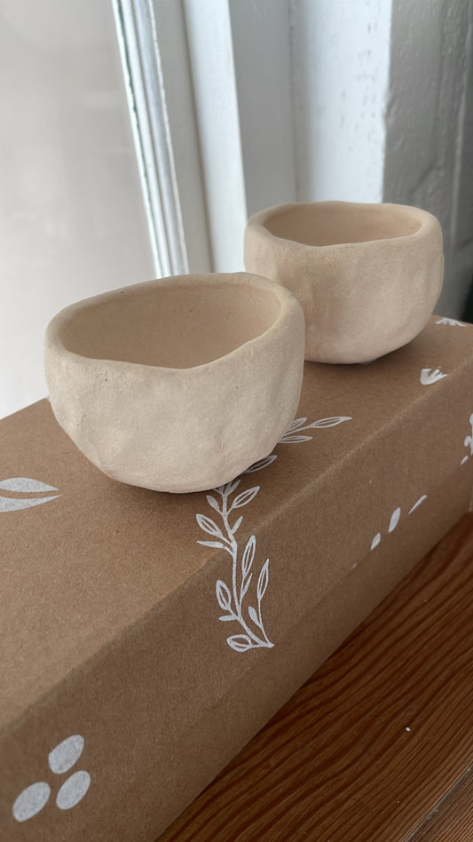 Raw Clay Pinch Pot