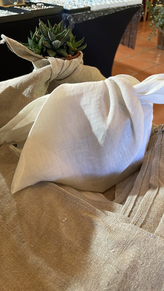 Linen Azuma bag