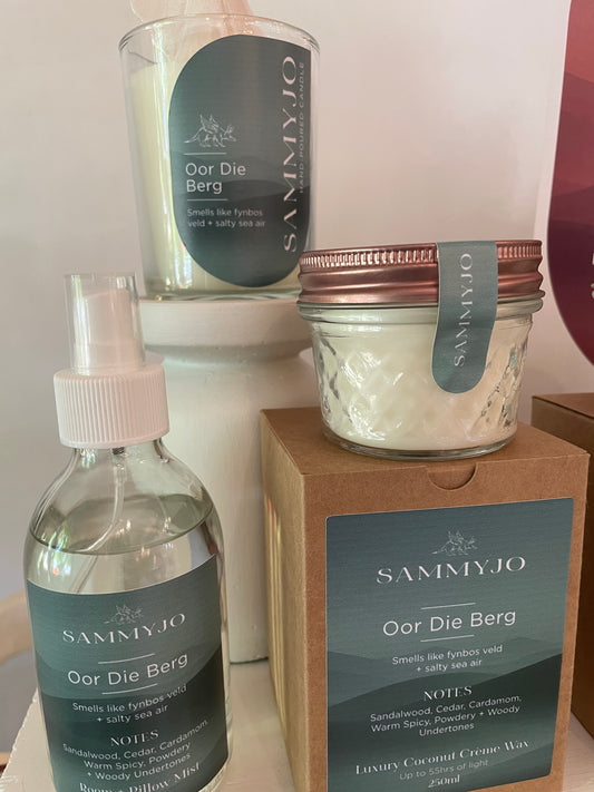Oor Die Berg (Overberg) Candle in a jar