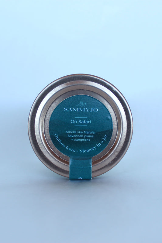 On Safari Candle in a jar
